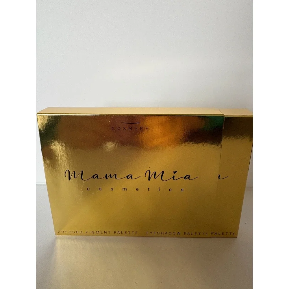 Mama Mia Cosmetics By Cosmyfy‎ Pressed Pigment Eyeshadow Palette Lighted Mirror